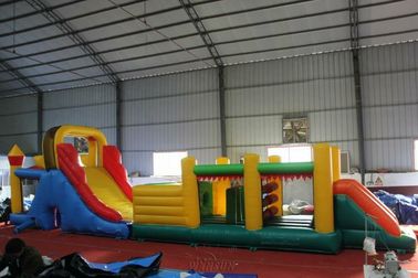 বাচ্চাদের জন্য inflatable বাধা কোর্স এবং স্লাইড WSP-300 / শিশুদের জন্য খেলা খেলা