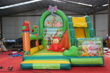 চীন অ্যানিম্যাল ওয়ার্ল্ড inflatable কম্বো WSC-338 / সবুজ বন থিম কারখানা