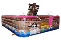 পিভিসি উপাদান Inflatable বাউন্স হাউস / ঝাঁপ দাও ঝাঁক হাউস 5 × 6 × 3 মি EN14960 সরবরাহকারী