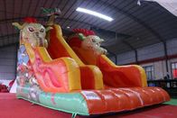 রেড ড্রাগন প্যাটার্ন বিগ Inflatable স্লাইড কাস্টমাইজড সাইজ সিই স্ট্যান্ডার্ড সরবরাহকারী
