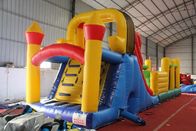 বাচ্চাদের জন্য inflatable বাধা কোর্স এবং স্লাইড WSP-300 / শিশুদের জন্য খেলা খেলা সরবরাহকারী